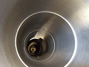 Boring completed of aft bearing housing Boring completed of aft bearing housing