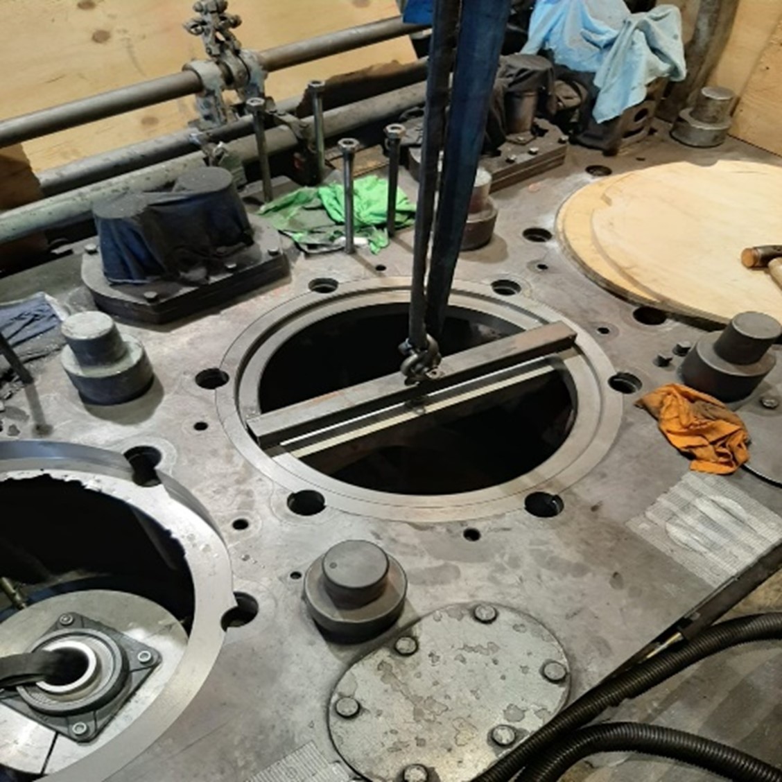 Case Study: Metal Stitching Repair Salvaging Scrap Engine Block